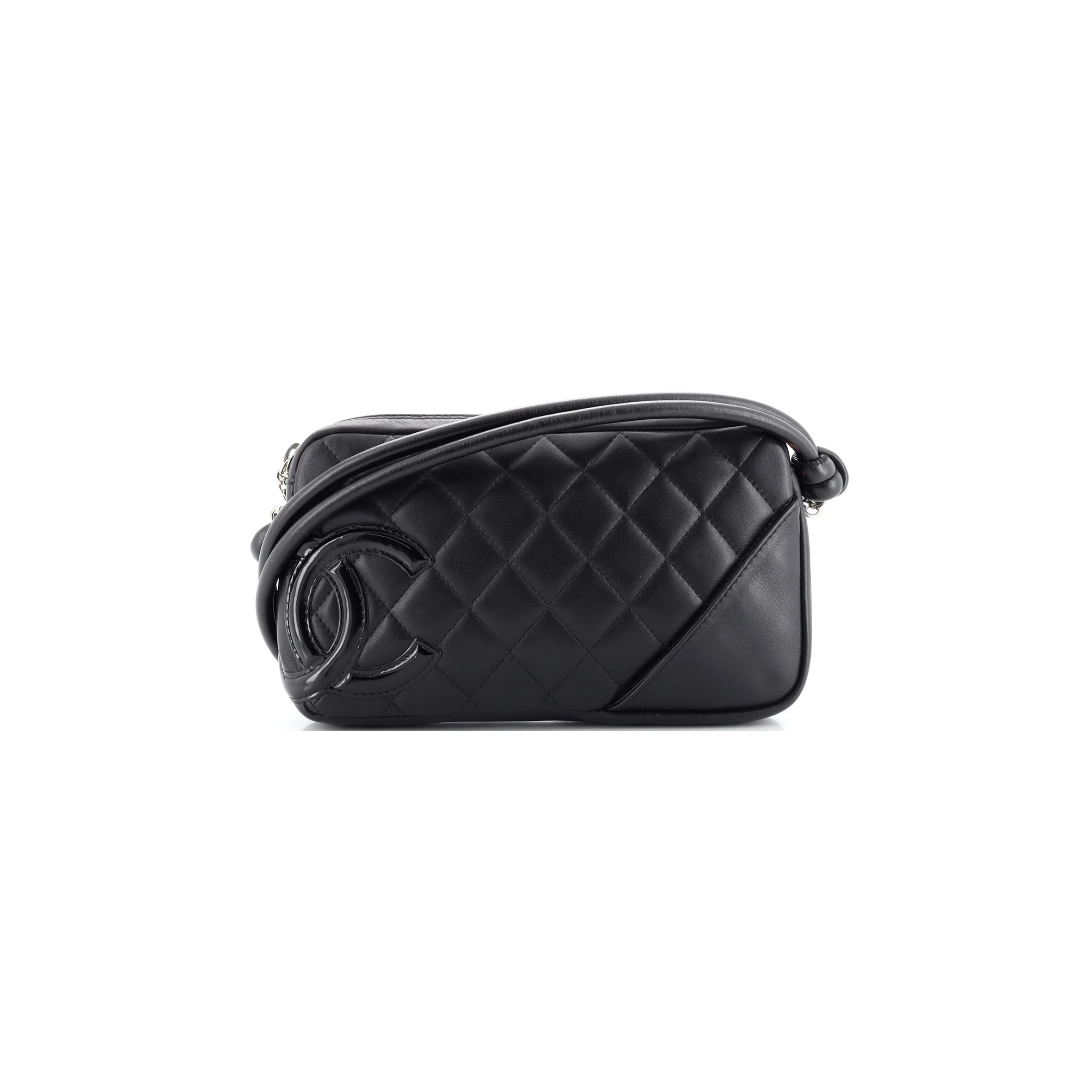 CHANEL CAMBON POCHETTE QUILTED LEATHER 11893953 (20*12*3cm)